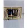 Image 2 : Vintage Lady Kenmore Lighted Makeup Mirror with Case and Vintage Serving Tray Dutch Windmill Scene