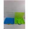 Image 2 : (2) Plastic Storage Containers,Kettle, and Michelob Tray