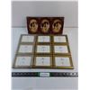 Image 1 : (2) Picture Frames- (1) is Brass - One Holds 9 3.5x5 and other 3 3.5x5