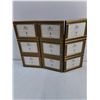 Image 2 : (2) Picture Frames- (1) is Brass - One Holds 9 3.5x5 and other 3 3.5x5