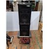 Image 1 : *(2) Toa Speakers, Cords 29" x 19" x 16", As Is, Cannot Ship, Dolly is Not Included