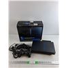 Image 1 : Sony PlayStation 2 Gaming Console, DualShock 2 Joystick, Cords - Powers On, As Is