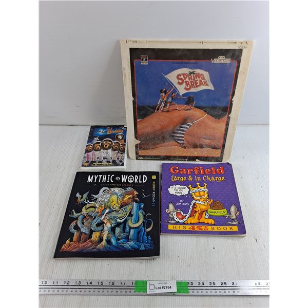 Mythic World & Garfield Books, Spring Break Video Disc,  Space Buddies DVD