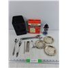 Image 1 : WiFi Router, Double Sided CD/DVD Sleeves, Adjustable Wrench, Nut Cracker, Metal Plates, Misc