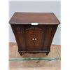 Image 1 : * Vintage Wooden Footed Cabinet - 26x14x32" - Pickup Only