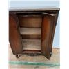 Image 2 : * Vintage Wooden Footed Cabinet - 26x14x32" - Pickup Only