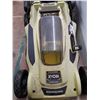 Image 2 : ** Ryobi Cordless Electric Lawnmower w/Battery/Charger/Bag - Tested - Pickup Only