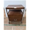 Image 1 : * 4-Wheeled TV Stand w/Storage - 26x20x31" - Pickup Only
