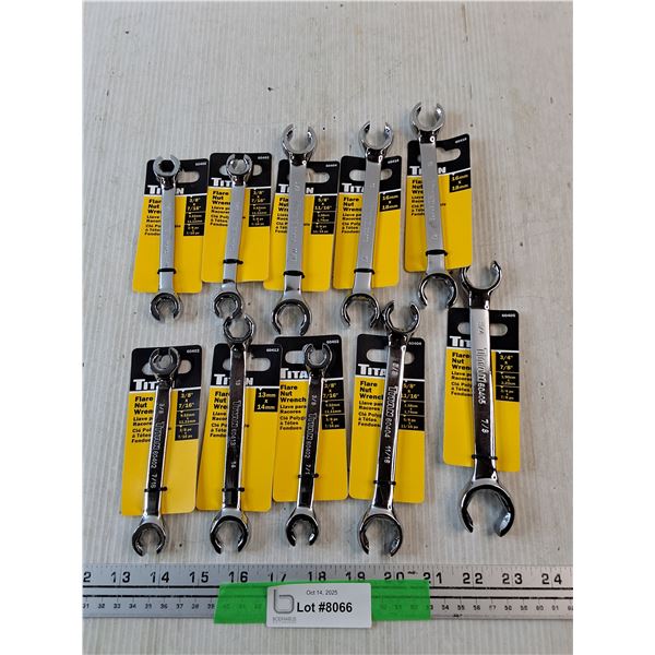 Titan Flare Nut Wrenches - New