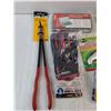 Image 2 : 90⁰ Long Nose Pliers, Digital Tire Gauge, Dual Head Offset Ratchet, Brush Set, Misc