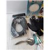 Image 2 : Pizza Cutter, Tarp Straps, Digital Tire Gauge, Extension Cord, Misc