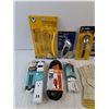 Image 2 : Power Bar, Shop Cord, Spray Gun Cleaning Kit, Digital Tire Gauge, Work Gloves, Misc