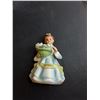 Image 2 : 4 1/2" Girl Ornament/ (3) Trinket Boxes (5" And 6 1/2" Wide)