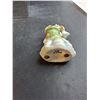 Image 3 : 4 1/2" Girl Ornament/ (3) Trinket Boxes (5" And 6 1/2" Wide)