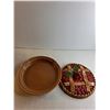 Image 2 : (10) Pyrex Pie Plates/ Ceramic Pie Saver With Lid 12"
