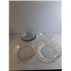 Image 3 : (10) Pyrex Pie Plates/ Ceramic Pie Saver With Lid 12"