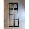 Image 2 : *(2) IKEA "Lerberg" Metal Wall Mount Storage CD Rack 34" x 6 1/2"