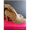 Image 4 : Womens Size 8 1/2  "Solana" - "Suede Like" Boots With 3 1/2" Heel
