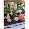Image 2 : *Artiificial Flowers - White, Pink And Green Roses/Misc - PICK UP
