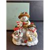Image 3 : "Party Lite" Snowman Tea Lite Candle Ornament/ (3) Fairy Garden Stakes