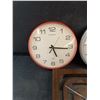 Image 2 : (3)  AA Battery Powered Wall Clocks - As Is