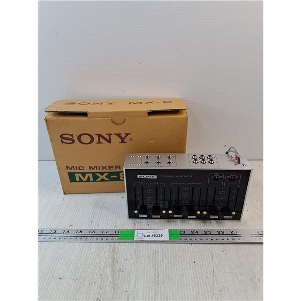 Sony 6 Channel Mic Mixer - As Is