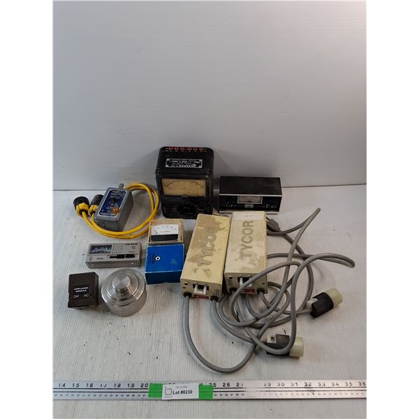 Vintage Electrical Switches, Multimeter, Tune Master, Precision Meter - As Is