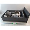 Image 1 : **Plastic Pipe Connectors, Metal Drawer 25" x 16" x 11", Cannot Ship