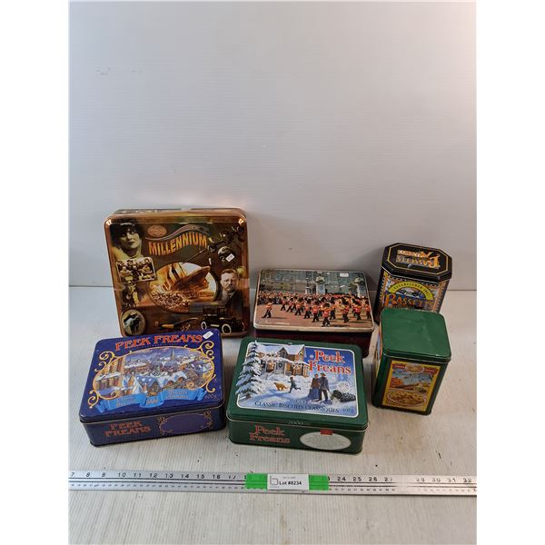 Vintage Tins - Peek Freans, Millennium, Nestlé