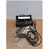Image 1 : **Plumbing Hoses, Plastic Crate, Vintage Desk Top Lamp, As Is, Cannot Ship