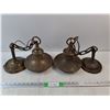 Image 1 : Vintage Ceiling Light Fixtures - As Is