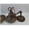Image 3 : Vintage Ceiling Light Fixtures - As Is