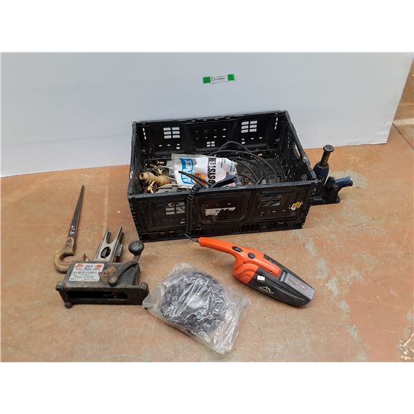 *Hydraulic Jack, Hole Saw, Floral Stemming Machine, Grass Mower Blade, Misc, Cannot Ship, As Is
