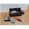 Image 1 : *Hydraulic Jack, Hole Saw, Floral Stemming Machine, Grass Mower Blade, Misc, Cannot Ship, As Is