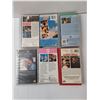 Image 3 : (6) VHS Movies including Fatal Attraction and (3) 6 Hr. Blank VHS Tapes (sealed)