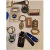 Image 2 : (20) Assorted Keychains and Bottle Openers with Cadbury Tin