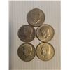 Image 2 : (5) American Half Dollar Coins-1967,1969,(2)1971 and 1974
