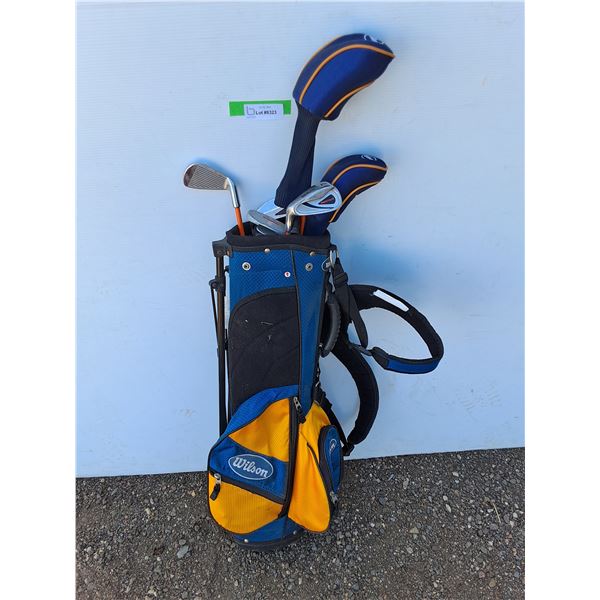 **Wilson Golf Bag with (6) Clubs, Cannot Ship