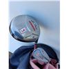 Image 3 : **Women's LPGA Golf Bag, (2) Clubs & Glass Hummingbird Feeder, Cannot Ship