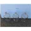 Image 1 : **(3) Carboys 21.5" Tall, Cannot Ship