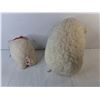 Image 2 : (2) Stuffies- Pig & Sheep, Up to 15" Long