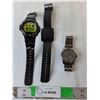 Image 1 : (3) Men's Watches- Geoffrey Beene, G-Shock, Garmin- As Is