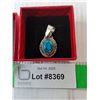 Image 1 : Silver & Turqouise Pendant, Cannot Authenticate