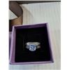Image 2 : Silver & Cubic Zirconia Engagement Ring Set- 8, Cannot Authenticate & Boxes