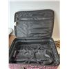 Image 3 : Rolling Suitcase 22" Tall- Missing Wheel & (2) Adult Baseball Gloves