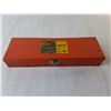 Image 2 : Metal Toolbox 12.5" x 4" with Screws, Drill Bits, Allen Keys