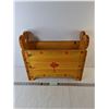 Image 1 : Wooden Magazine Rack 18.5" x 7" x 16"