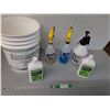 Image 1 : Cleaning Chemicals, Handheld Sprayer & Pail. Cannot Ship