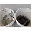 Image 3 : Heat Gun, Cut Out Tool- Power On, Pails (One Hole), Sanding Blocks, Misc. Cannot Ship
