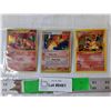 Image 1 : (3) Holographic Pokemon Cards- Cannot Authenticate